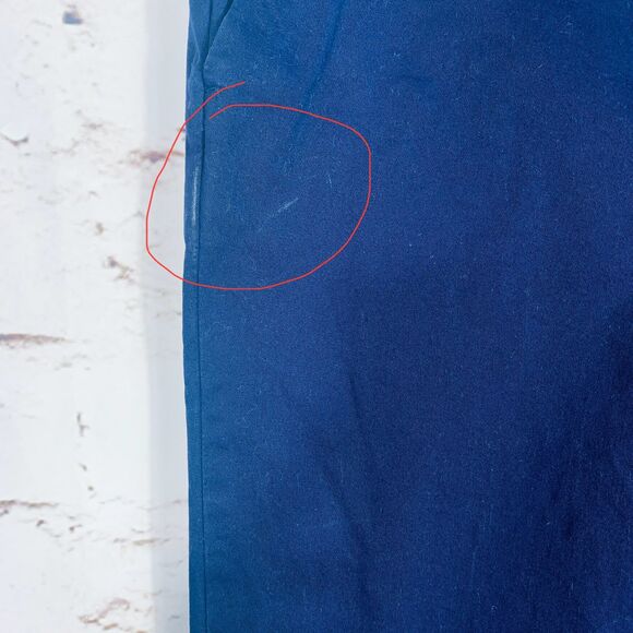 Tommy Hilfiger Navy Blue Slim Tapered Chino Pants Women’s 14 Office Casual - Picture 7 of 9